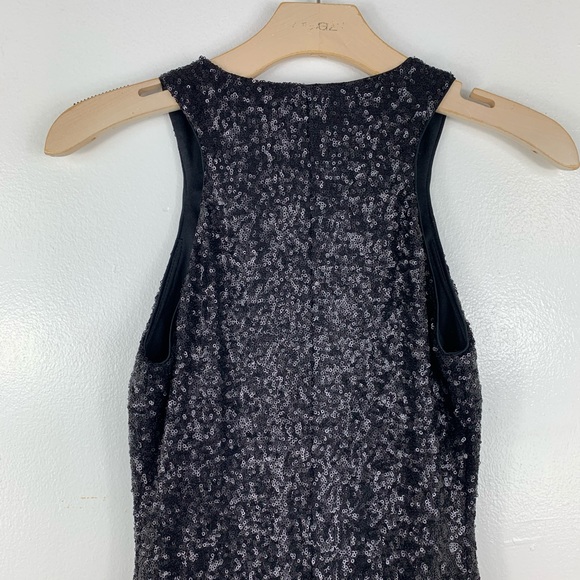 Bailey 44 | Black Sequins Bodycon Dress | Size Small - Picture 4 of 8